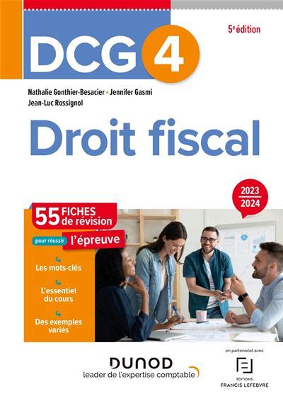 DCG 4 Droit fiscal - Corrigés - Réforme 2019/2020: Réforme Expertise comptable 2019-2020 (2019-2020)